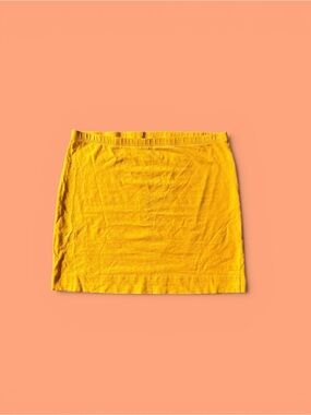 H&M Bright Yellow Mini Skirt
